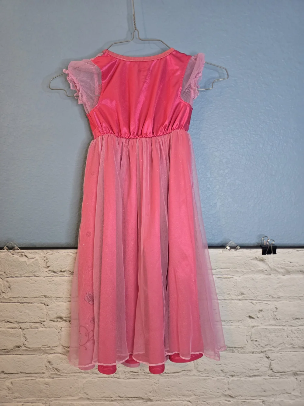 Disney Pink Princess Rapunzle Gown Sz 4T